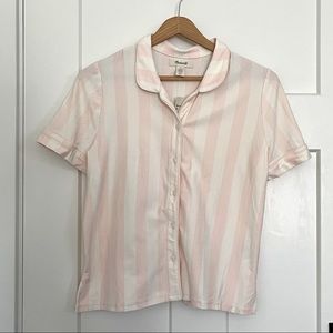 Madewell Striped Button Down Top